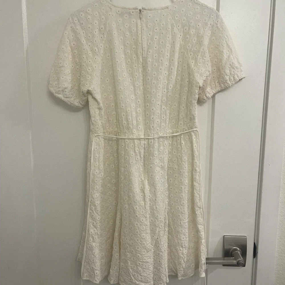 Madewell Cottagecore Boho White Classic Eyelet Kids Dress‎